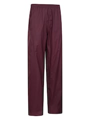 Purple - Mountain Warehouse Womens Pakka Waterproof Over Trousers - Image 4 of 6
