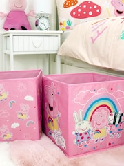 Character World Peppa Drop Storage Boxs 2 Pack - Image 1 of 5