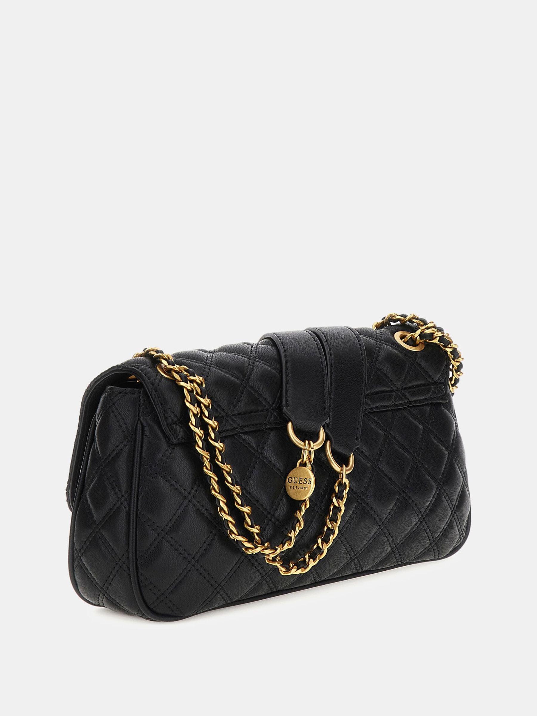 Buy GUESS Giully Quilted Convertible Cross-Body Flap Bag