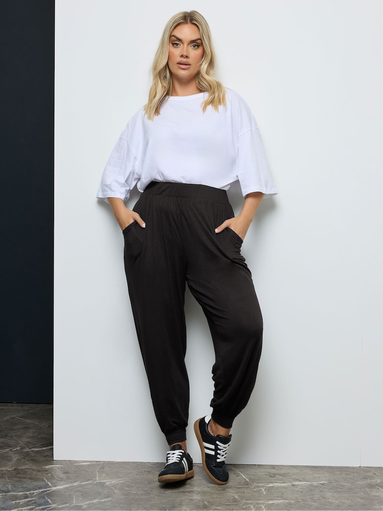 Pantalones de chándal tipo harem de punto largos con puños de Yours Curve - Imagen 2 de 6 Pantalones de chándal tipo harem de punto largos con puños de Yours Curve - Imagen 2 de 6