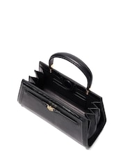 Dune London Black Top Handle Lady Dante Mini Bag - Image 5 of 6