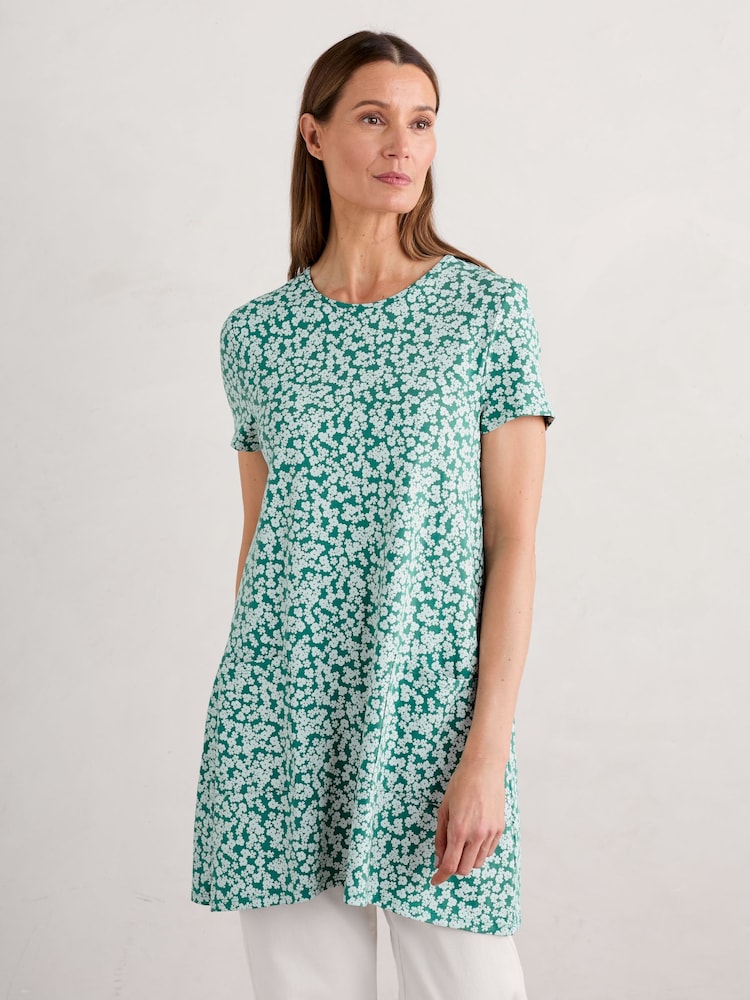 Seasalt Cornwall Green Killiow Tunic Top - Image 1 of 5