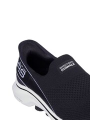 Schwarz - Skechers Go Walk 7 Mia Schuhe - Bild 4 von 6