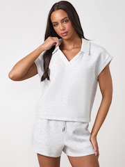 Gym King Grey Modal Collar Tank - Image 3 of 4
