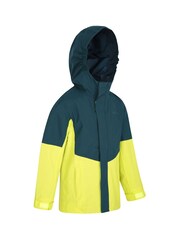 Mountain Warehouse Green Kids Meteor Waterproof Breathable Outdoor Jacket - Image 2 of 4
