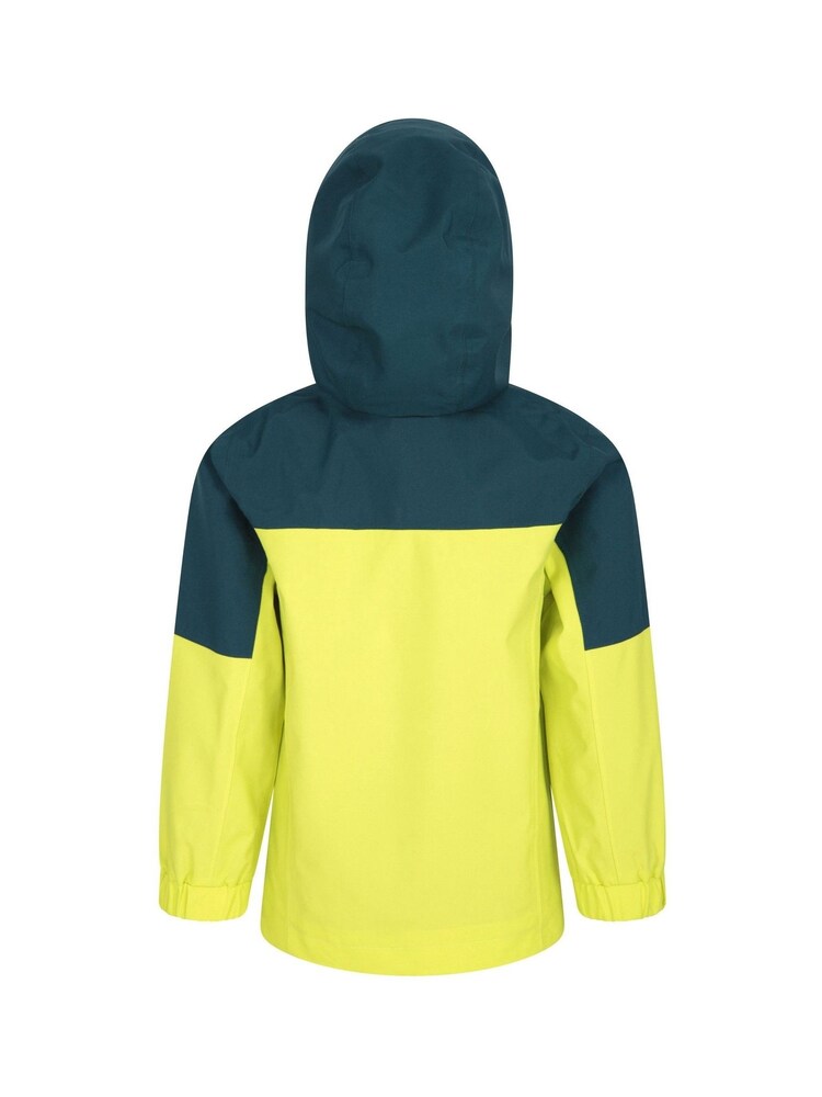Mountain Warehouse Green Kids Meteor Waterproof Breathable Outdoor Jacket - Image 4 of 4