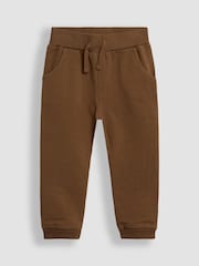Tan und Königsblau - JoJo Maman Bébé 2-Pack Joggers with Turn Up Cuff - Bild 2 von 5