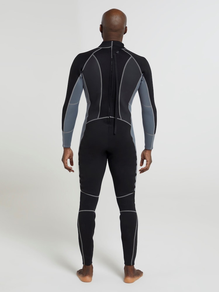 Mountain Warehouse Grey Mens Full Length Neoprene Wetsuit - Image 4 of 5