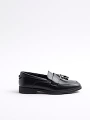 River Island Black Boys Tassel Loafers - Image 1 of 4