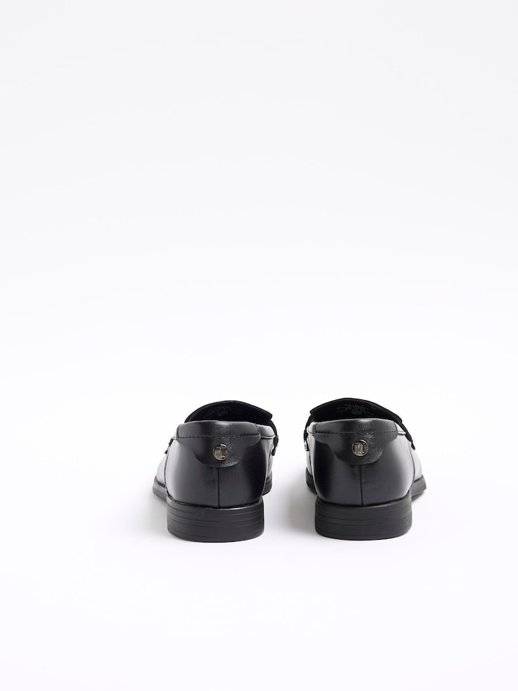River Island Black Boys Tassel Loafers - Image 2 of 4