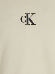 Calvin Klein Green 100% Cotton Logo Sweatshirt Shorts Set - Image 7 of 7