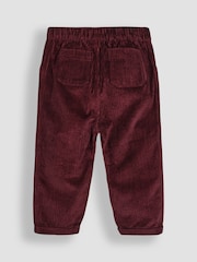 JoJo Maman Bébé Burgundy Cord Trousers - Image 2 of 3