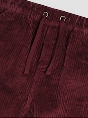 JoJo Maman Bébé Burgundy Cord Trousers - Image 3 of 3