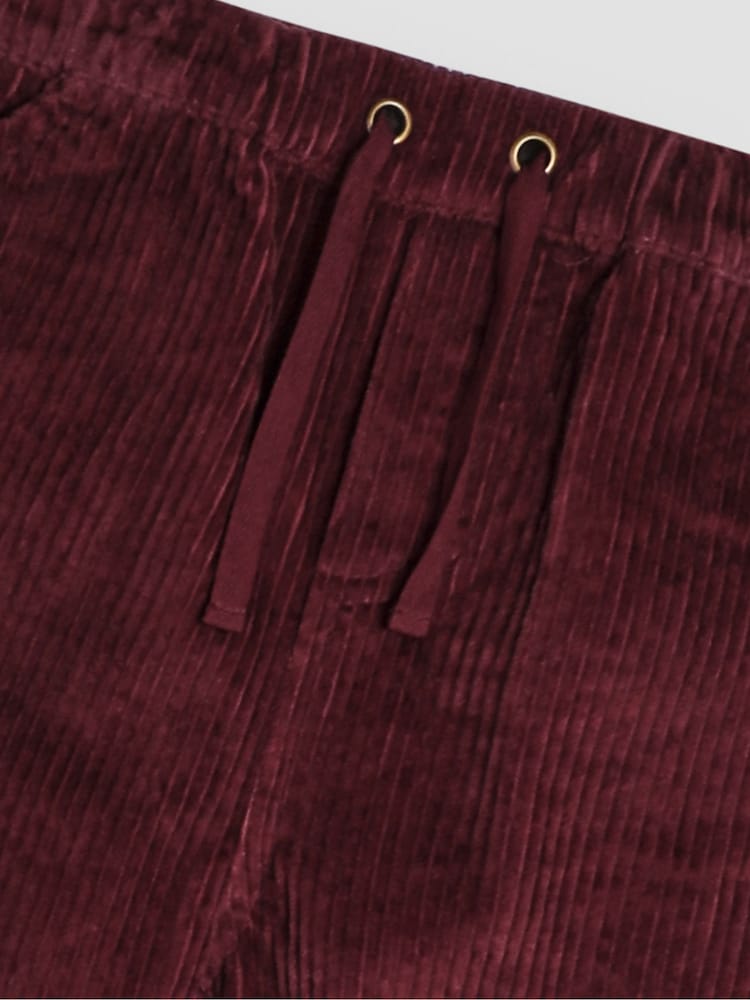JoJo Maman Bébé Burgundy Cord Trousers - Image 3 of 3