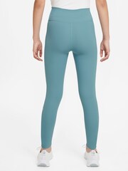 Nike Turquoise One Dri-FIT Leggings - Image 2 of 3