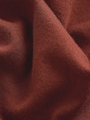 Terrakotta-Orange - Langärmeliges Polo-Shirt aus Feinstrick - Bild 8 von 8