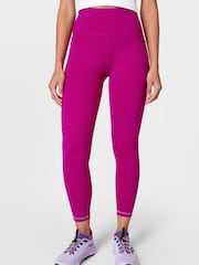 Sweaty Betty Magenta Fusion Purple 7/8 Length Power Pro 7/8 Workout Leggings - Image 1 of 9