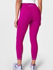 Sweaty Betty Magenta Fusion Purple 7/8 Length Power Pro 7/8 Workout Leggings - Image 2 of 9