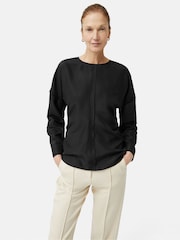 Jigsaw Silk Habotai Long Sleeve Top - Image 1 of 6