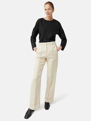 Jigsaw Silk Habotai Long Sleeve Top - Image 3 of 6