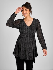 JoJo Maman Bébé Maternity Sparkle Top - Image 1 of 4