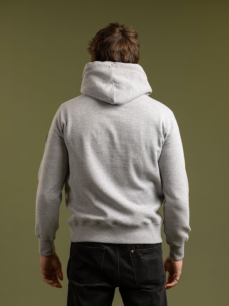 Trespass Grey Raven Casual Hoodie - Image 2 of 7 Trespass Grey Raven Casual Hoodie - Image 2 of 7