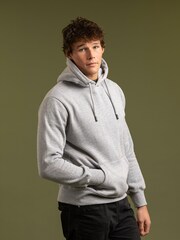 Trespass Grey Raven Casual Hoodie - Image 3 of 7