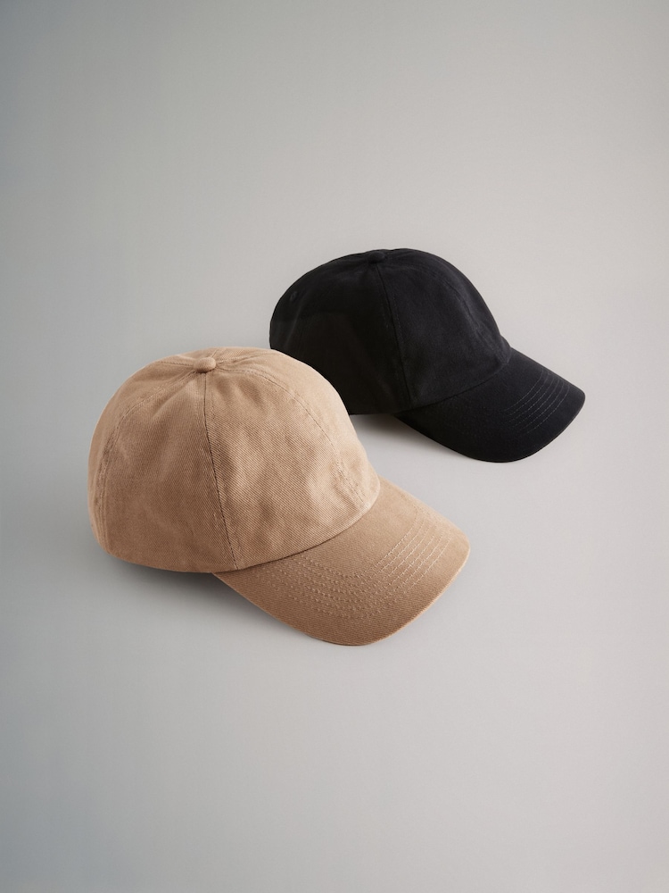The Set – 2er-Pack Baseball-Caps aus 100 % Baumwolle - Bild 1 von 8