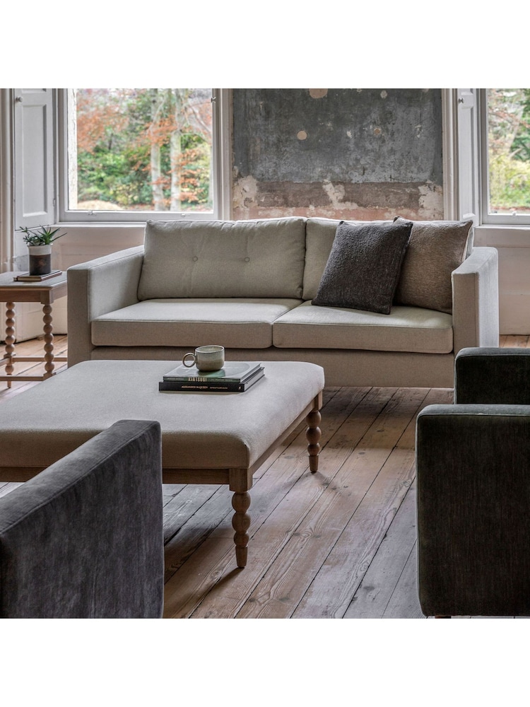 Gallery Home Natural Westminster Sofa 3 Seater - Image 1 of 11 Gallery Home Natural Westminster Sofa 3 Seater - Image 1 of 11