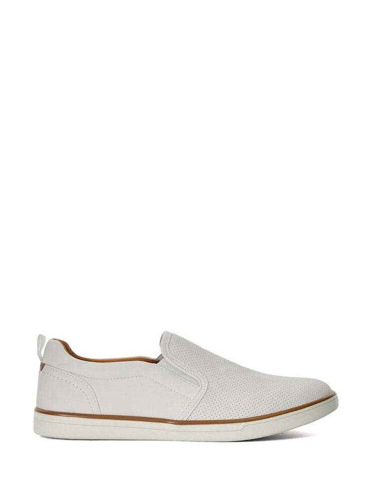 Bela - Dune London Totals Perforirane superge Slip-On - Slika 1 iz 4