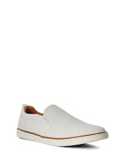Bela - Dune London Totals Perforirane superge Slip-On - Slika 3 iz 4