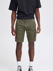 Blend Green Stretch Cargo Shorts - Image 1 of 1