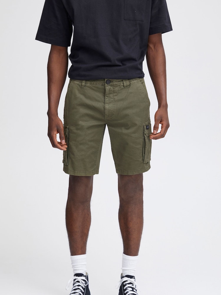 Blend Green Stretch Cargo Shorts - Image 1 of 1