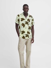 Blend Green Floral Short Sleeve Shirt - Image 4 of 5