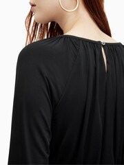 AllSaints Black Casandra Top - Image 6 of 7
