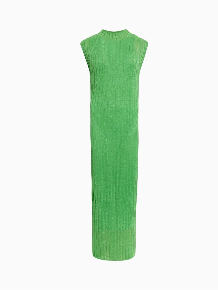 AllSaints Green Patrice Dress - Image 7 of 7