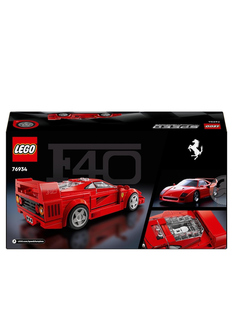 Lego Speed Champions Ferrari F40 Supercar Toy - Image 8 of 8