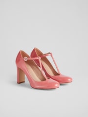 LK Bennett Annalise Patent Leather T-Bar Shoes - Image 2 of 4