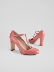 LK Bennett Annalise Patent Leather T-Bar Shoes - Image 3 of 4
