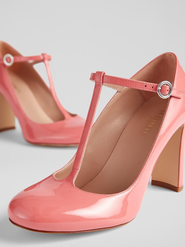 LK Bennett Annalise Patent Leather T-Bar Shoes - Image 4 of 4