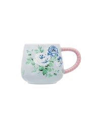Cath Kidston Set of 4 Blue Archive Rose Twisted Handle Billie Mugs - Image 3 of 4