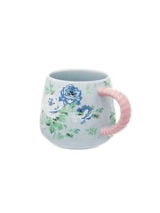 Cath Kidston Set of 4 Blue Archive Rose Twisted Handle Billie Mugs - Image 4 of 4
