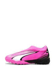 Puma Pink Kids Ultra Match Ll Tt Unisex Mid Football Boots - Image 1 of 5