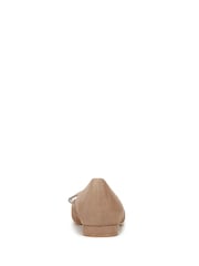Marrón - Naturalizer Havana-Bow Wide Fit Leather Ballet Flat Shoes - Imagen 4 de 6