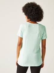 Regatta Blue Ballyton Short Sleeve Sports T-Shirt - Image 3 of 7
