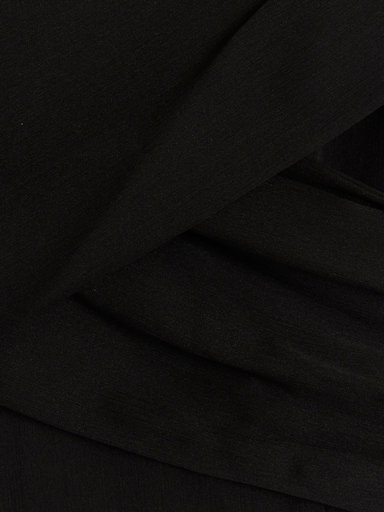 River Island Black Tie Back Chiffon Playsuit - Image 4 of 4