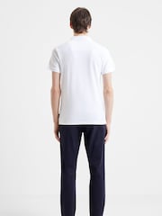French Connection 100% Cotton Trophy Neck Micro Pique Polo Shirt - صورة 2 من 2