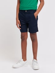 شورت تشينو من مزيج الكتان للأولاد من U.S. Polo Assn. - صورة 1 من 7