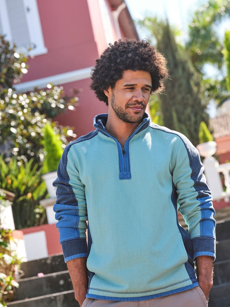 FatFace Airlie Blue Pocket Sweatshirt - Image 1 of 6