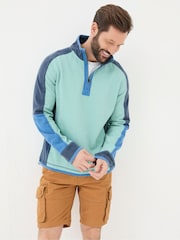 FatFace Airlie Blue Pocket Sweatshirt - Image 2 of 6